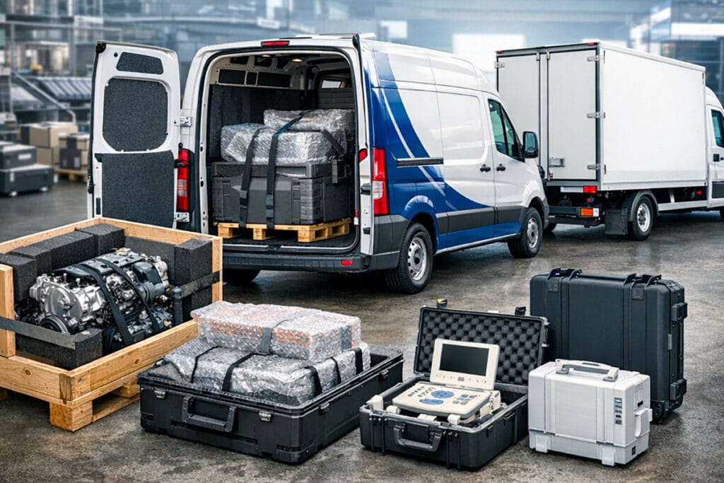 Types de pièces détachées transportées